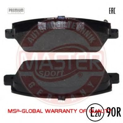 Тормозные колодки MASTER-SPORT 13046057562N-SET-MS