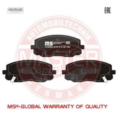 Тормозные колодки MASTER-SPORT 13046057762N-SET-MS