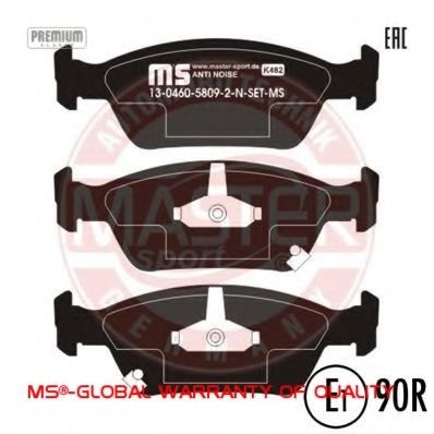 Тормозные колодки MASTER-SPORT 13046058092N-SET-MS