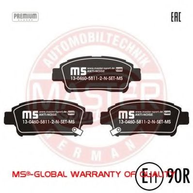 Тормозные колодки MASTER-SPORT 13046058112N-SET-MS