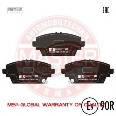 Тормозные колодки MASTER-SPORT 13046058252N-SET-MS