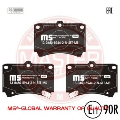 Тормозные колодки MASTER-SPORT 13046059442N-SET-MS