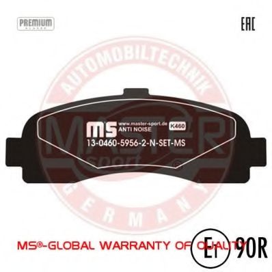Тормозные колодки MASTER-SPORT 13046059562N-SET-MS