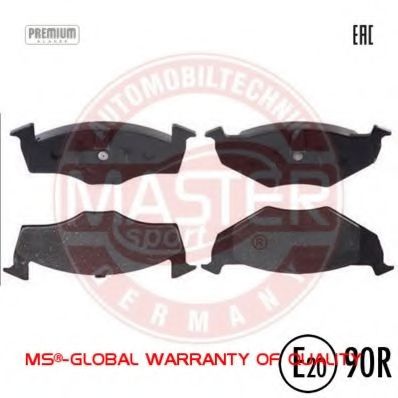 Тормозные колодки MASTER-SPORT 13046070722N-SET-MS