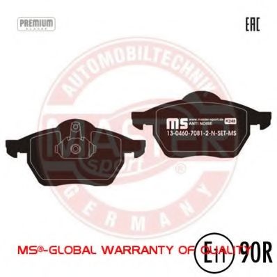 Тормозные колодки MASTER-SPORT 13046070812N-SET-MS