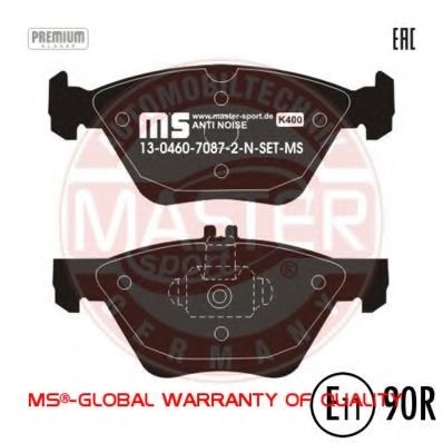 Тормозные колодки MASTER-SPORT 13046070872N-SET-MS