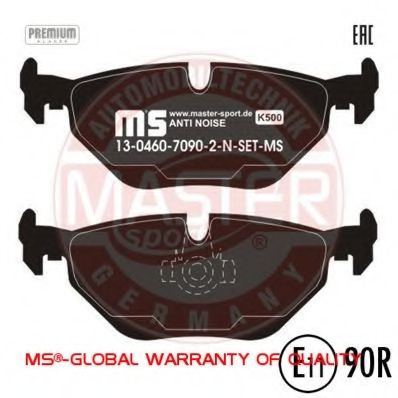 Тормозные колодки MASTER-SPORT 13046070902N-SET-MS