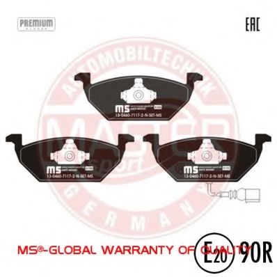 Тормозные колодки MASTER-SPORT 13046071172N-SET-MS