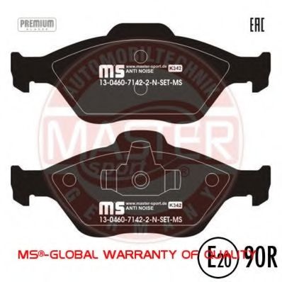 Тормозные колодки MASTER-SPORT 13046071422N-SET-MS