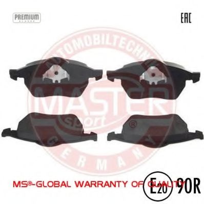 Тормозные колодки MASTER-SPORT 13046071612N-SET-MS