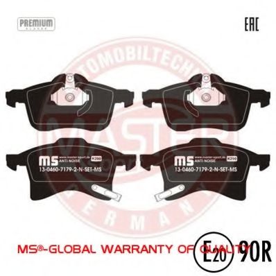 Тормозные колодки MASTER-SPORT 13046071792N-SET-MS