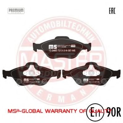 Тормозные колодки MASTER-SPORT 13046072132N-SET-MS