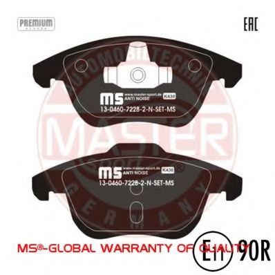 Тормозные колодки MASTER-SPORT 13046072282N-SET-MS