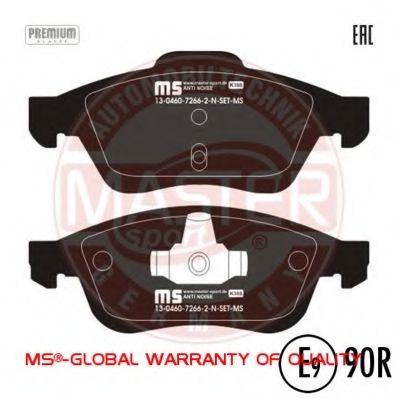 Тормозные колодки MASTER-SPORT 13046072662N-SET-MS