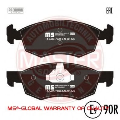 Тормозные колодки MASTER-SPORT 13046072702N-SET-MS