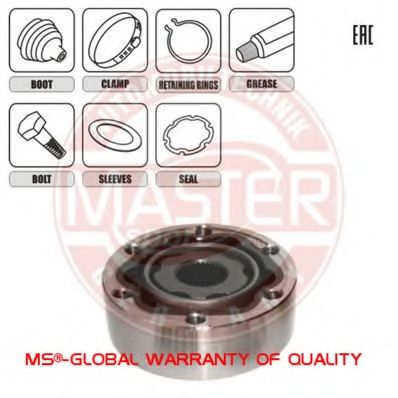 ШРУС с пыльником MASTER-SPORT 301141-SET-MS