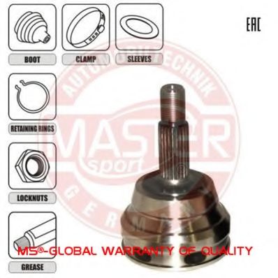 ШРУС с пыльником MASTER-SPORT 301948-SET-MS