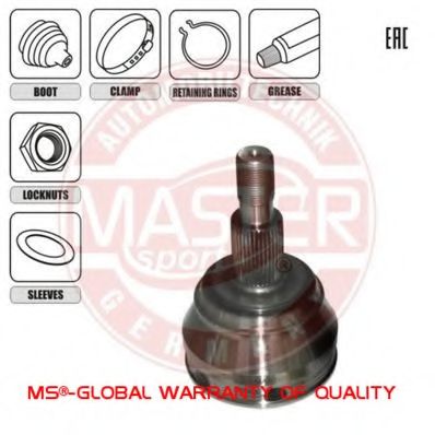 ШРУС с пыльником MASTER-SPORT 302024-SET-MS