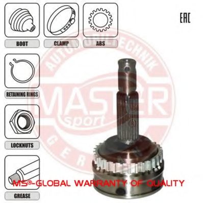 ШРУС с пыльником MASTER-SPORT 302069-SET-MS