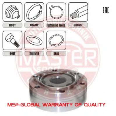 ШРУС с пыльником MASTER-SPORT 302261-SET-MS