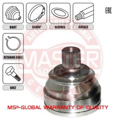 ШРУС с пыльником MASTER-SPORT 302446-SET-MS