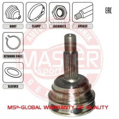 ШРУС с пыльником MASTER-SPORT 302796-SET-MS
