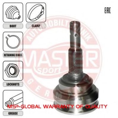 ШРУС с пыльником MASTER-SPORT 302863-SET-MS