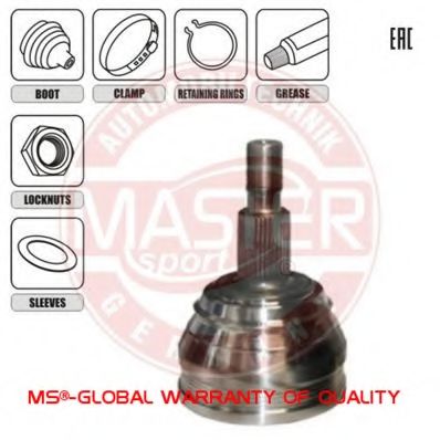 ШРУС с пыльником MASTER-SPORT 302963-SET-MS