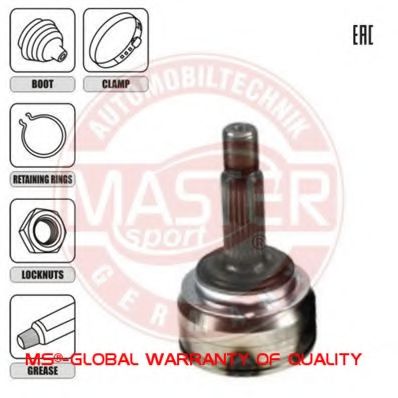 ШРУС с пыльником MASTER-SPORT 303001-SET-MS