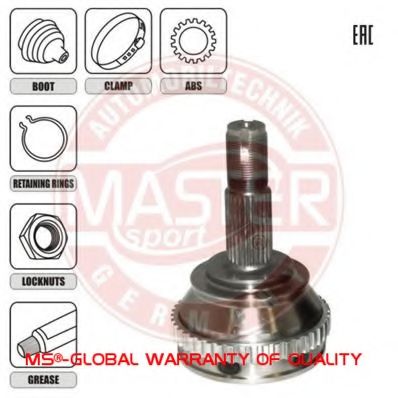 ШРУС с пыльником MASTER-SPORT 303118-SET-MS