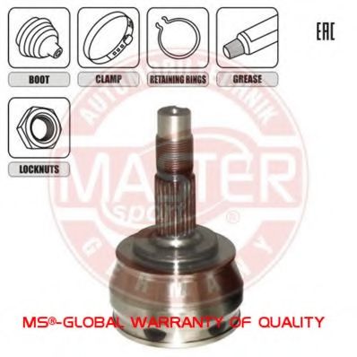 ШРУС с пыльником MASTER-SPORT 303268-SET-MS