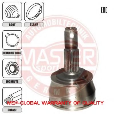 ШРУС с пыльником MASTER-SPORT 303272-SET-MS