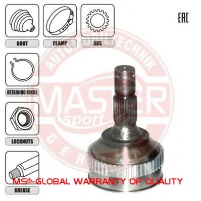 ШРУС с пыльником MASTER-SPORT 303435-SET-MS