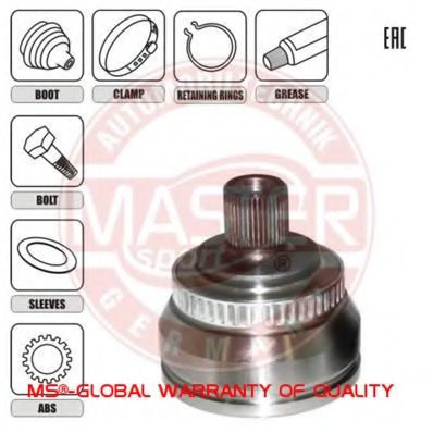 ШРУС с пыльником MASTER-SPORT 303509-SET-MS