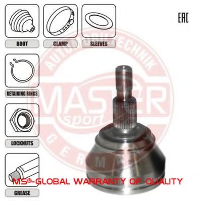 ШРУС с пыльником MASTER-SPORT 303551-SET-MS
