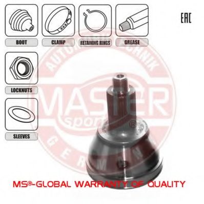 ШРУС с пыльником MASTER-SPORT 303556-SET-MS