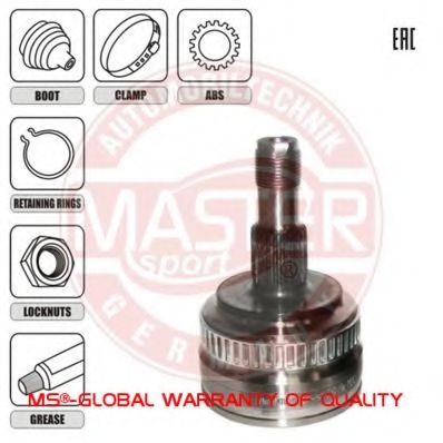 ШРУС с пыльником MASTER-SPORT 303882-SET-MS