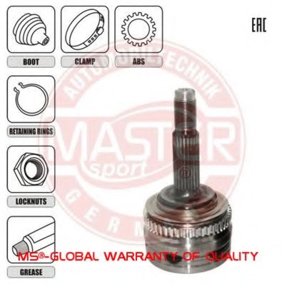 ШРУС с пыльником MASTER-SPORT 303892-SET-MS