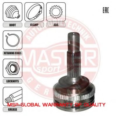 ШРУС с пыльником MASTER-SPORT 303896-SET-MS