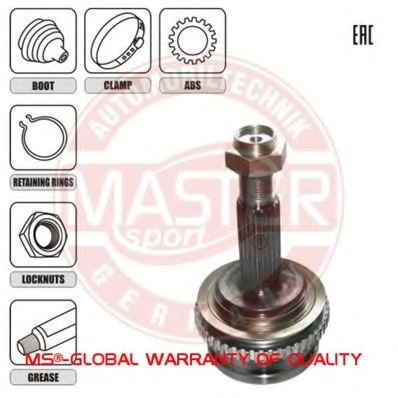 ШРУС с пыльником MASTER-SPORT 303898-SET-MS