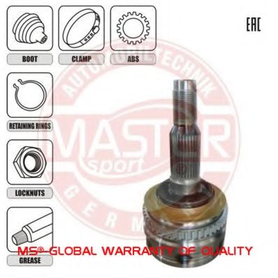 ШРУС с пыльником MASTER-SPORT 303910-SET-MS