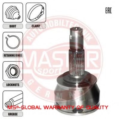 ШРУС с пыльником MASTER-SPORT 303921-SET-MS