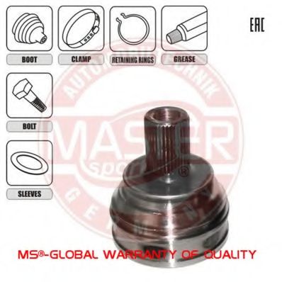 ШРУС с пыльником MASTER-SPORT 304325-SET-MS