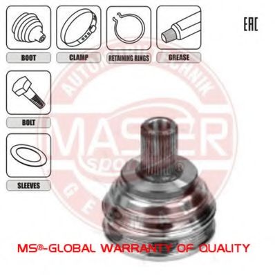 ШРУС с пыльником MASTER-SPORT 304327-SET-MS