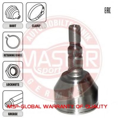 ШРУС с пыльником MASTER-SPORT 304386-SET-MS