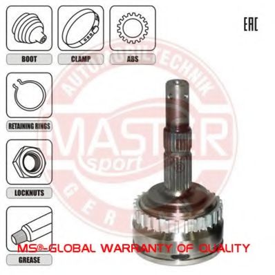 ШРУС с пыльником MASTER-SPORT 304390-SET-MS