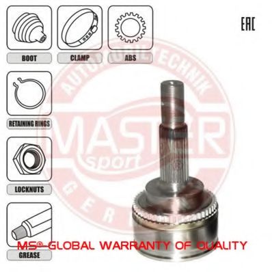 ШРУС с пыльником MASTER-SPORT 304827-SET-MS