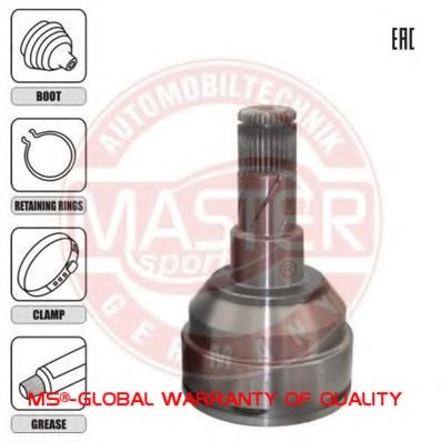 ШРУС с пыльником MASTER-SPORT 403800-SET-MS