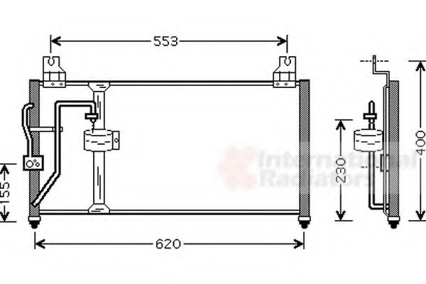 Радиатор кондиционера Hyundai/Kia 0K9B361480