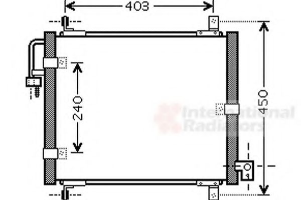 Радиатор кондиционера Hyundai/Kia 0K72B61491